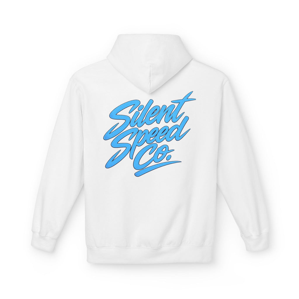 Silent Speed Co. Script Hoodie — Vintage Racing Logo Pullover