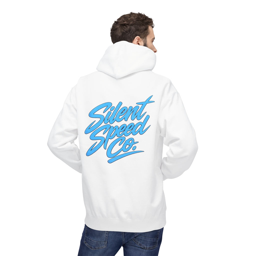 Silent Speed Co. Script Hoodie — Vintage Racing Logo Pullover